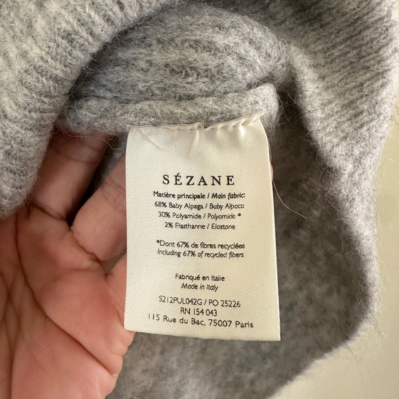 Sézane cozy large Otis sweater - Picture 5 of 7